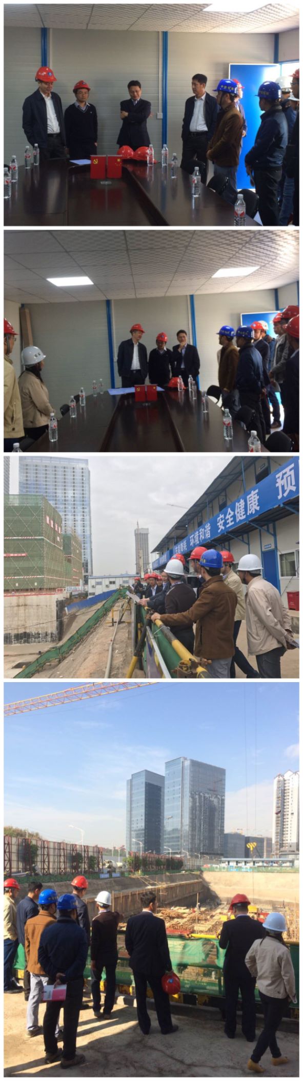 广西机场管理集团胡俊华董事长莅临广西飞行新都工地检查指导工作
